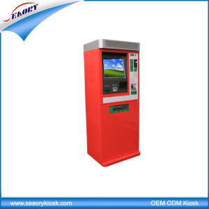 Free Standing Interactive Touch Screen Outdoor Parking Payment Kiosk